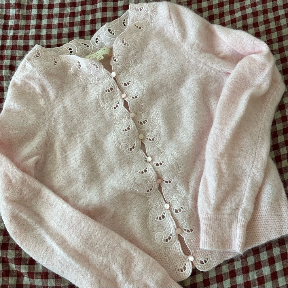 Sézane Yasaline Pink Cardigan - Picture 5 of 5